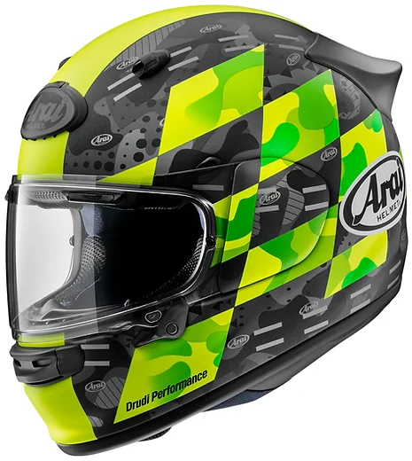 ARAI ASTRO-GX CHECKER YELLOW
