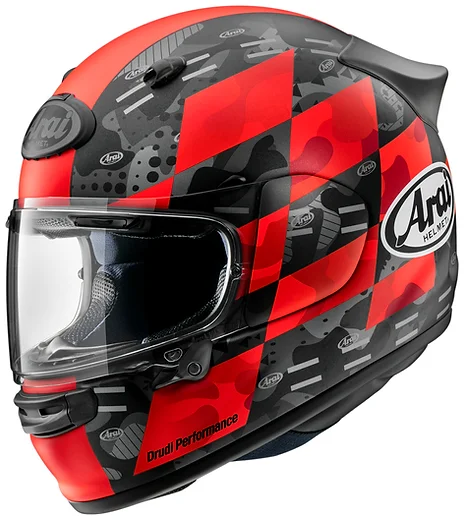 ARAI ASTRO-GX CHECKER RED