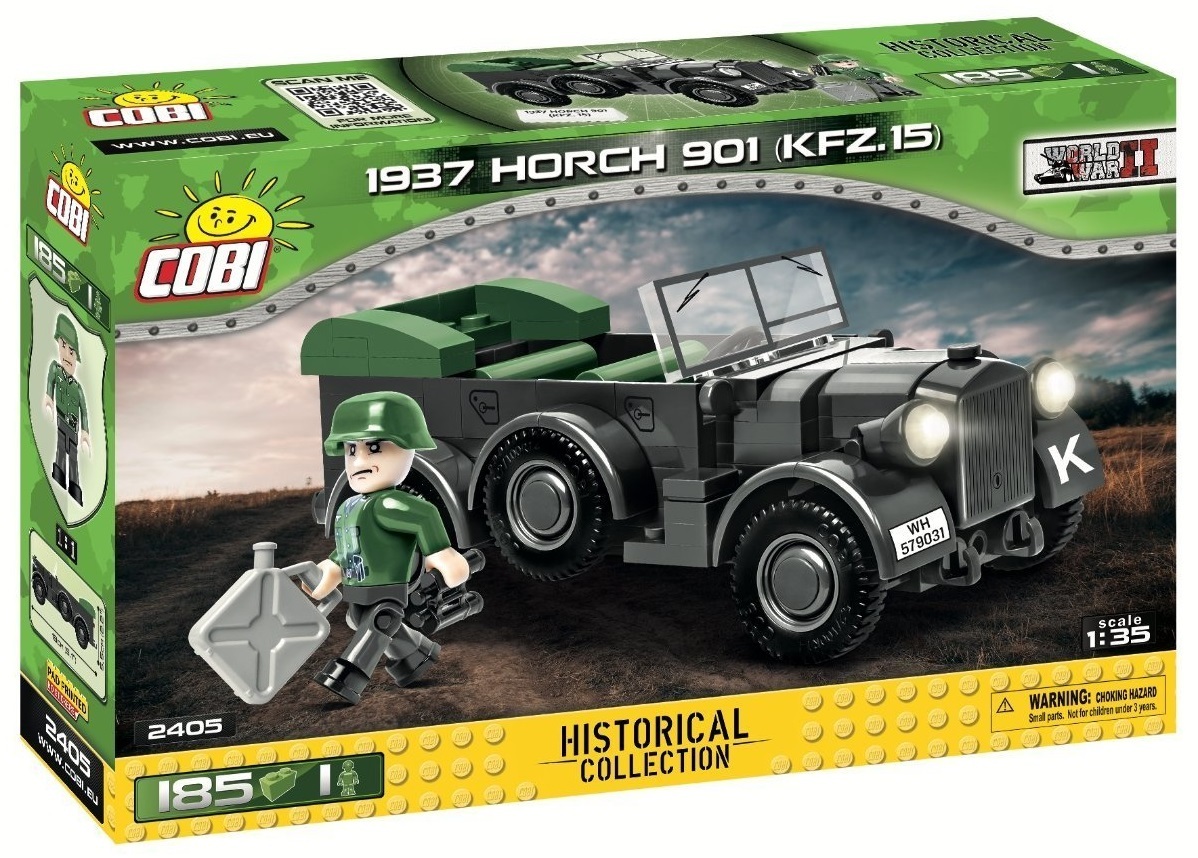 Cobi : Historical Collection 2405 1937 HORCH 901 (KFZ.15) (185pcs)