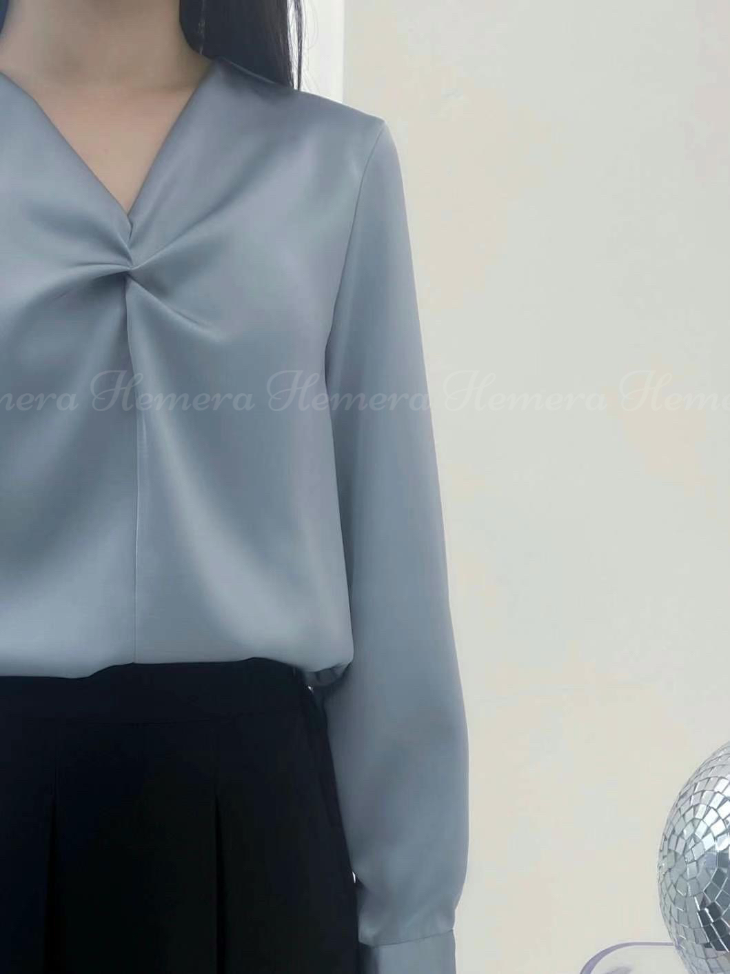 PO221102C Silky knot working top Pre-order only