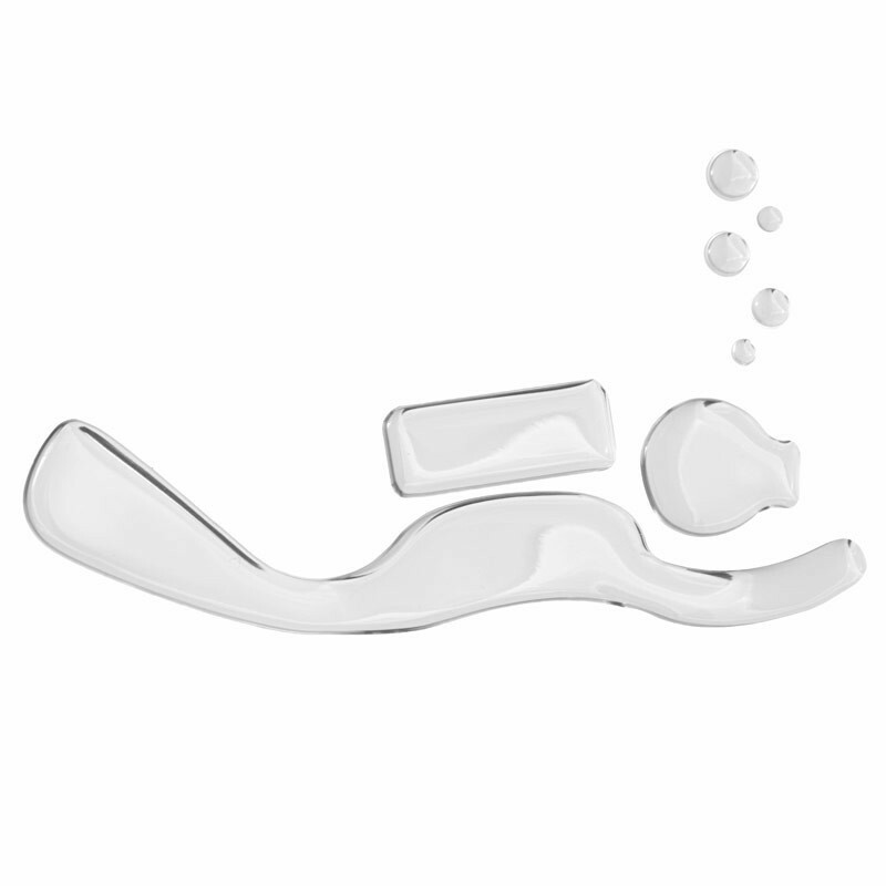 HOBBY LABELS 立體個性貼紙 - W01.024 Q版海人吐泡(黑/銀色款) 防水/戶外/車貼