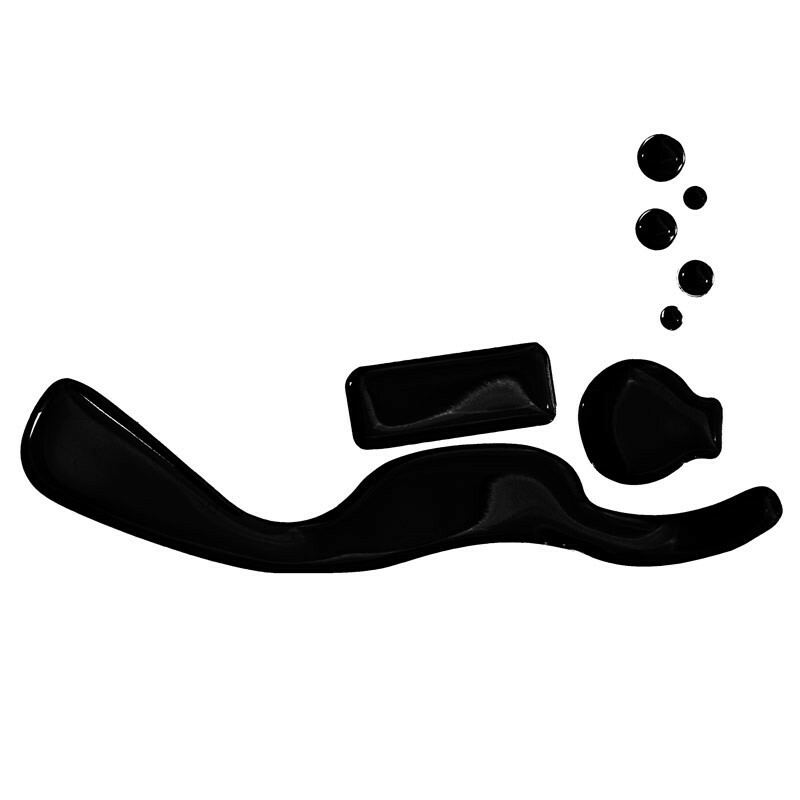 HOBBY LABELS 立體個性貼紙 - W01.024 Q版海人吐泡(黑/銀色款) 防水/戶外/車貼