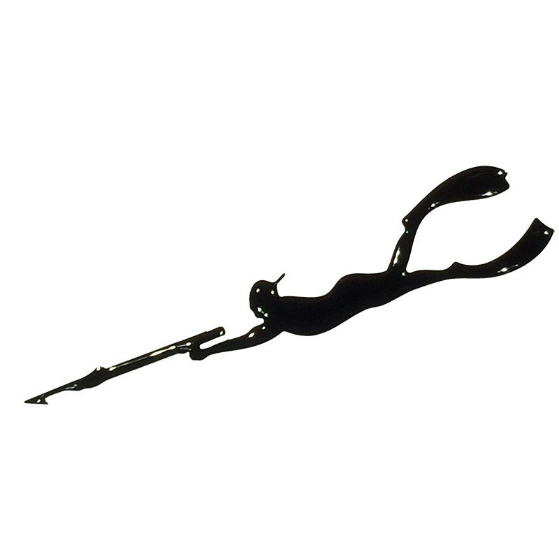 HOBBY LABELS 立體個性貼紙 - W04.002 海獵人的追擊(銀色款) 防水/戶外/車貼