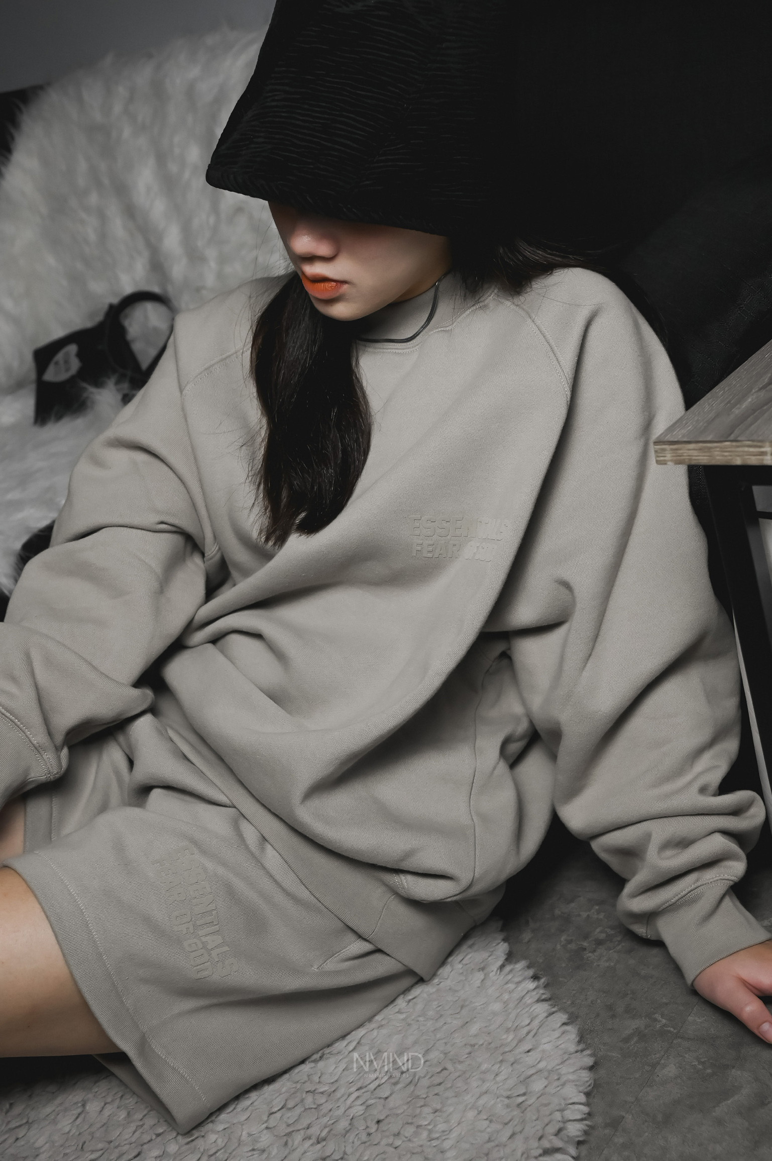 <線上SALE❤️‍🔥> Essentials 大學踢 衛衣 蛋殼白