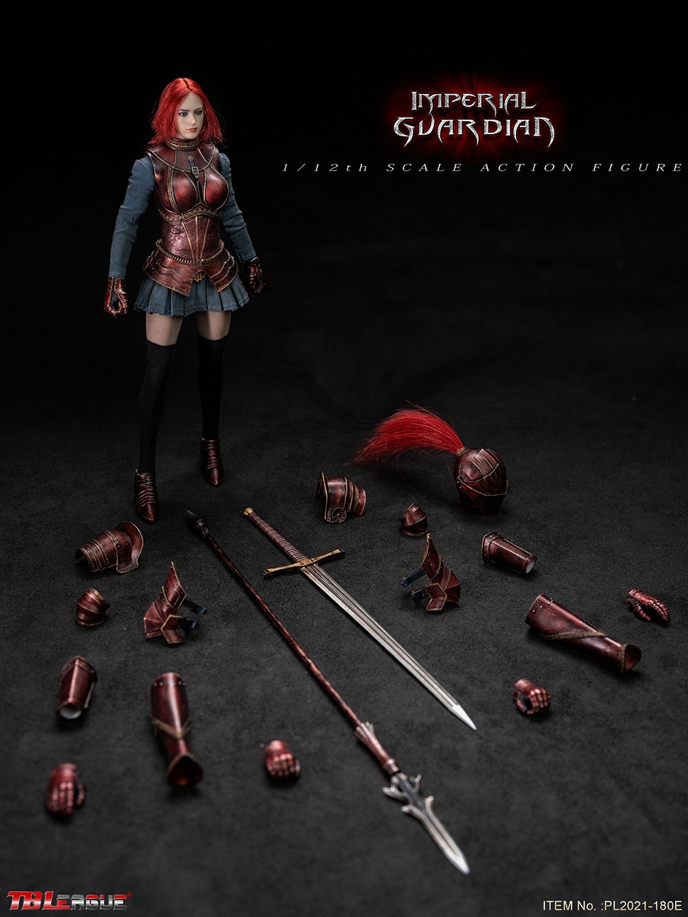TBLeague : 1/12 PL2021-180E Red Imperial Guardian
