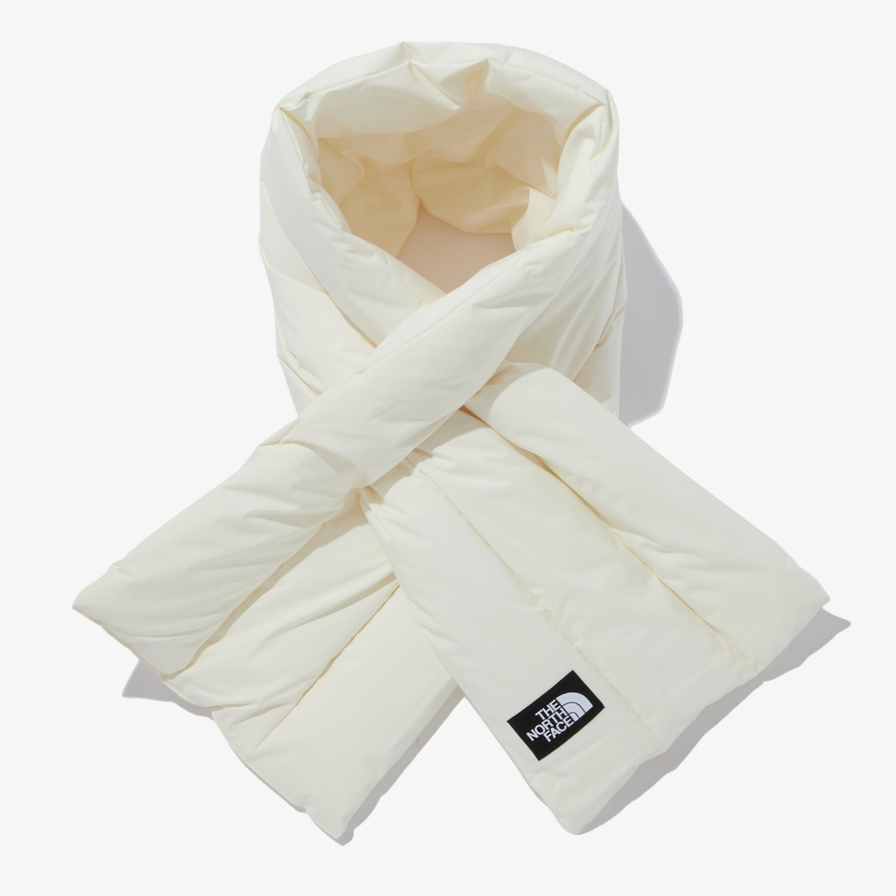 THE NORTH FACE ON-BALL WIDE MUFFLER 羽絨 圍脖 白 NA5IN56B