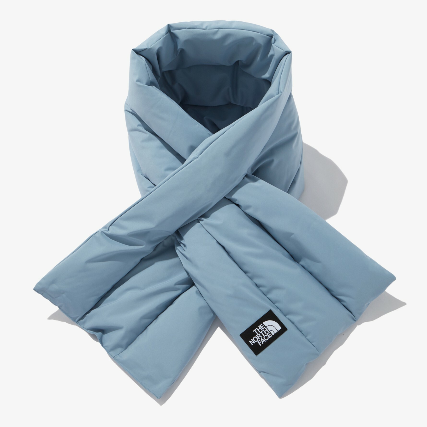 THE NORTH FACE ON-BALL WIDE MUFFLER 羽絨 圍脖 水藍  NA5IN56E