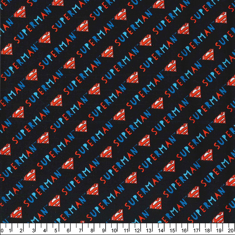 進口棉布221111-015(一尺)超人LOGO