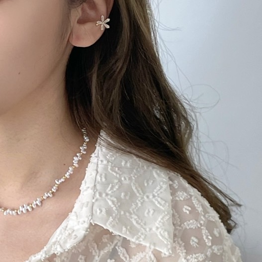 Flower Ear Cuff