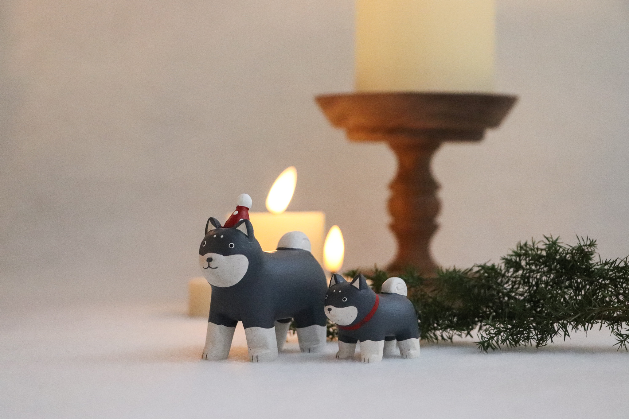 T-lab 聖誕限定柴犬親子擺飾(單隻販售)