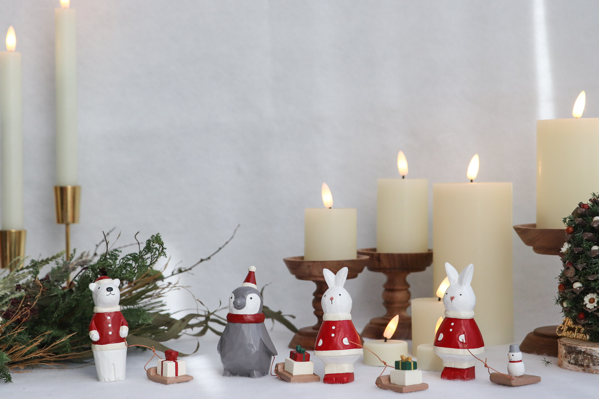 T-lab 聖誕限定 雪地拖車系列 擺飾(單隻販售)