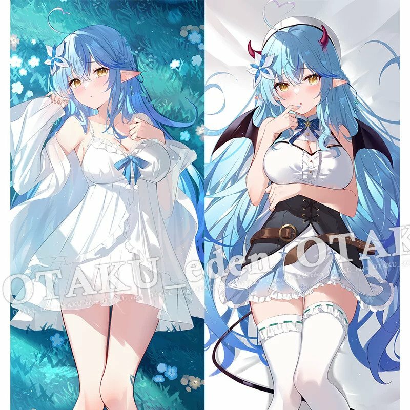 「同人代購」FF39 雪花ラミィ Yukihana Lamy-黒炎 等身抱枕