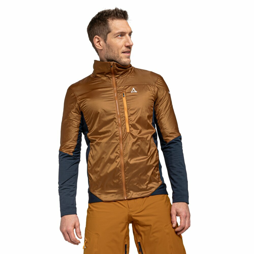 【Schoffel】男POLARTEC Alpha 防風抗雪保暖透氣超輕連帽外套 / 22SL20-23608-[棕、藍綠]