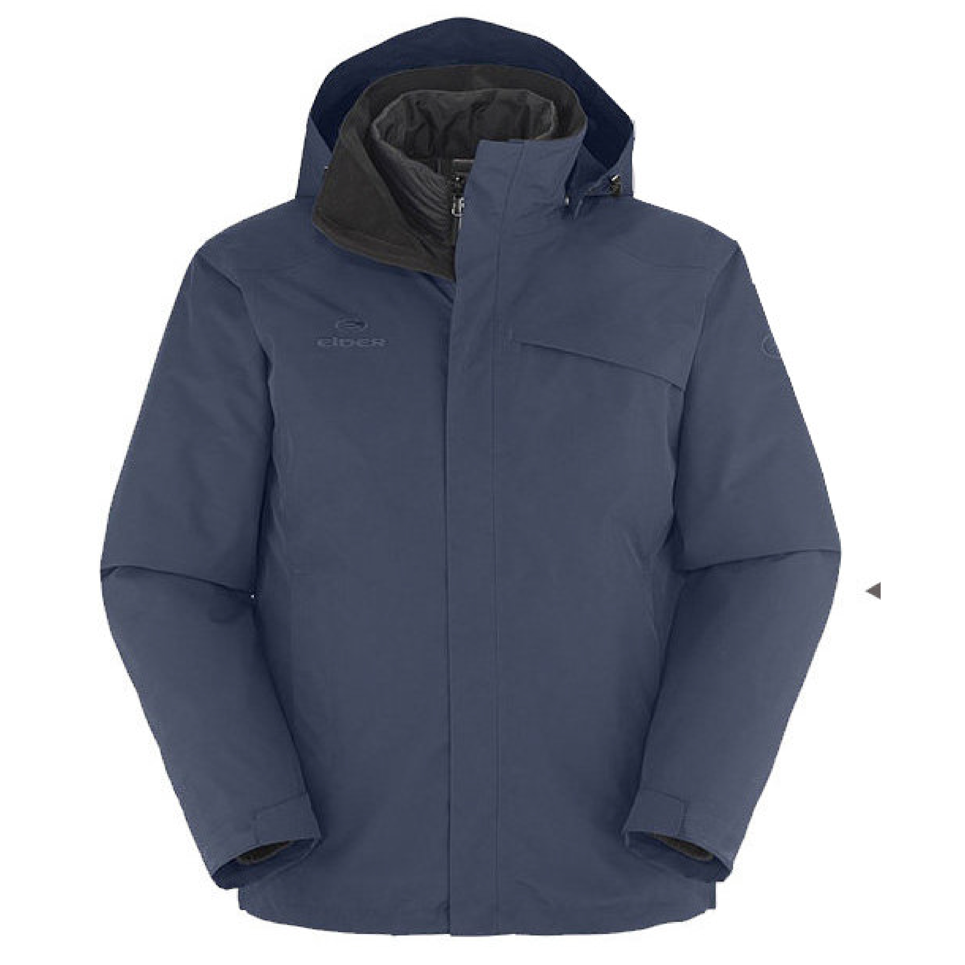 【降萬元】EiDER法國 男GTX防水透氣二件式外套 (紅、棕、藍) 保暖立領/抗風/彈性佳/輕量/繽紛撞色/適合休閒旅遊/登山健行 06EV3131