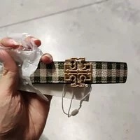 [S] TORY BURCH BELT,GINGHAM/BRUNNERA, 88000-354 (STB200)