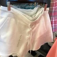 [S] PRL SMALL LOGO SHORT PANT,WHITE, 211796697001-WHITE [FINAL SALE] (SRL47)