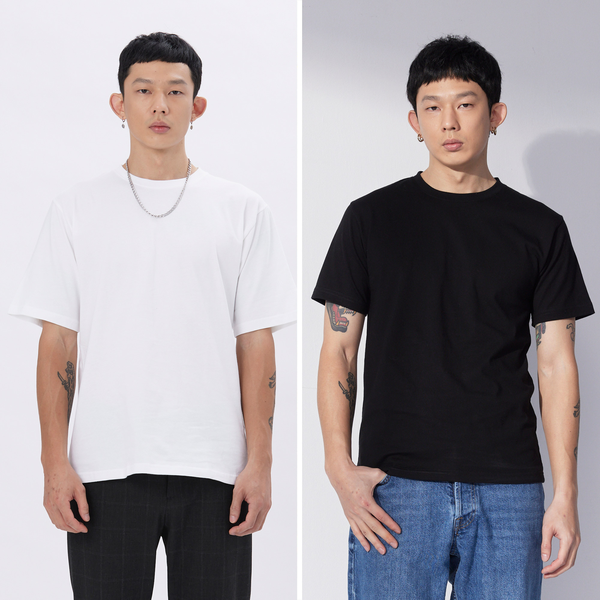 Classic Men 重磅合身純棉短袖 (S~4XL)
