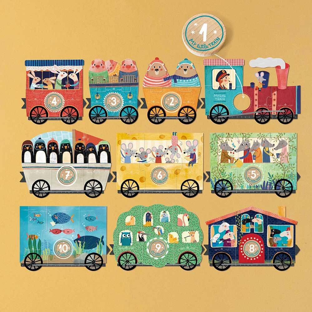 西班牙Londji 我的小火車拼圖