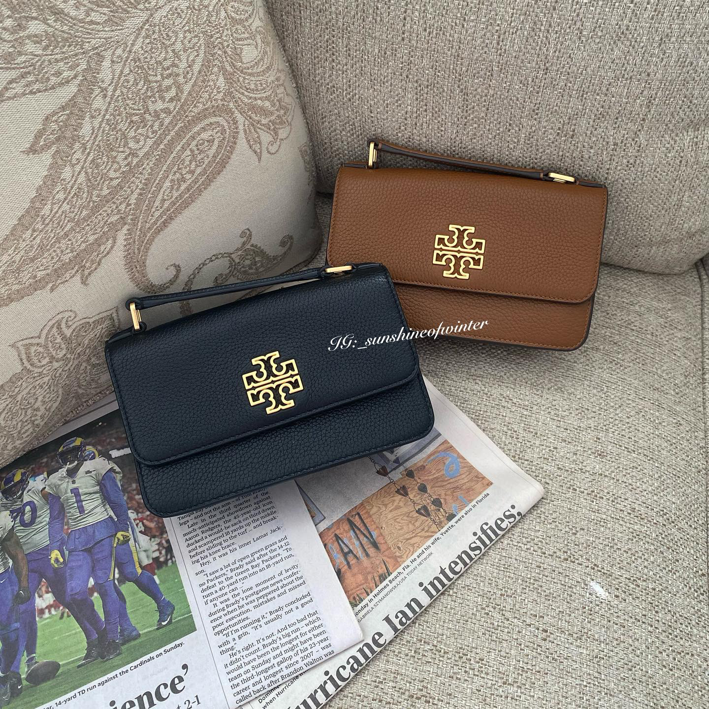 Tory Burch Britten Mini Top Handle Bag