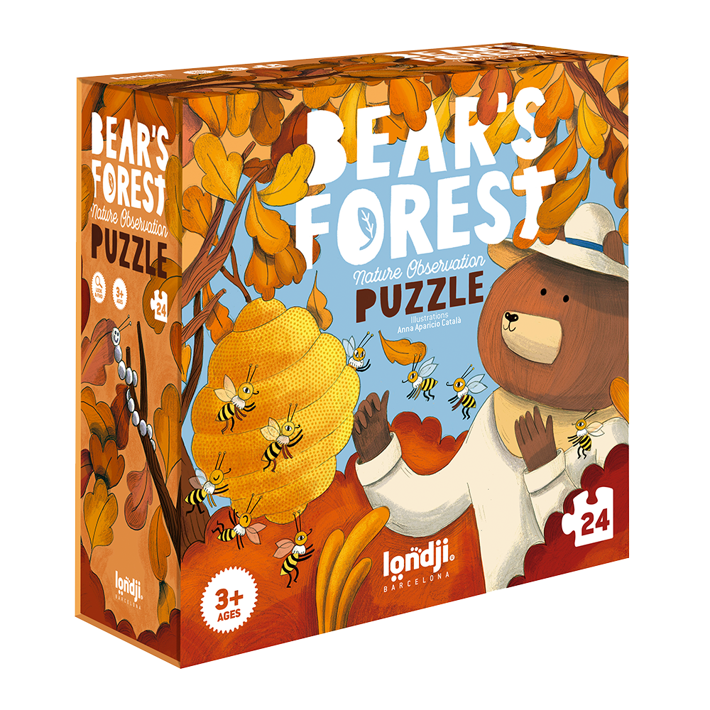 西班牙Londji 熊熊森林找找看拼圖