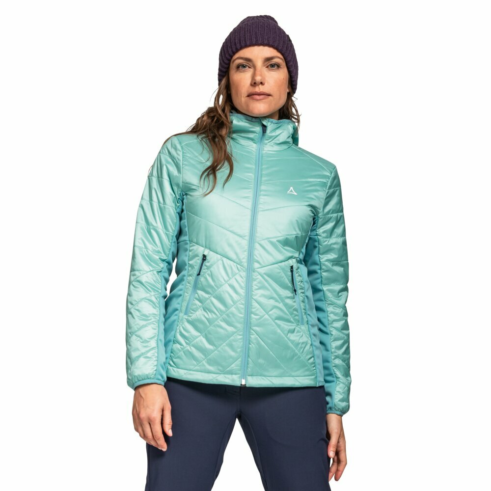 【Schoffel】女PRIMALOFT防風抗雪保暖透氣超輕連帽外套 / 22SL20-13341-[薄荷綠、藍]