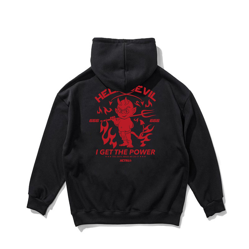 XCTRL 惡魔666帽T -黑