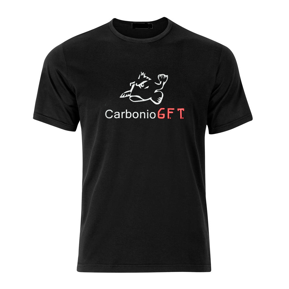 CARBONIO GFT - 紀念短T恤(黑色/雙面大LOGO款)