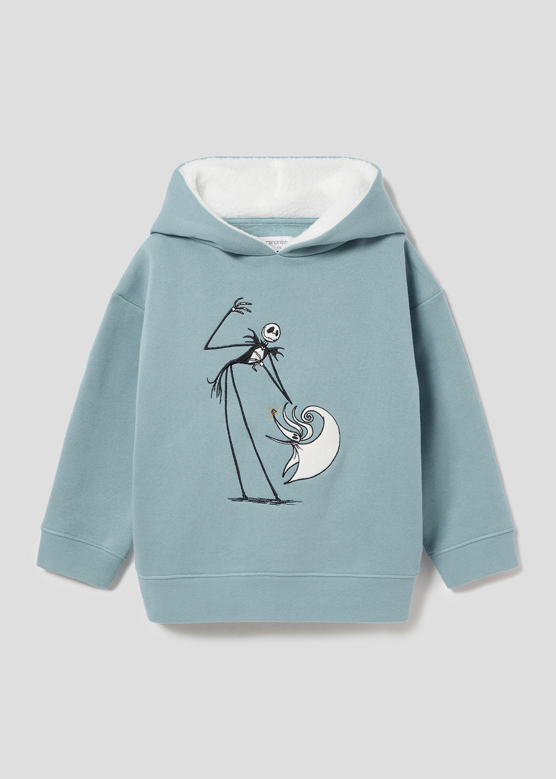 【予約商品】Graniph xDisney Nightmare Before Christmas傑克和零兒童連帽衫