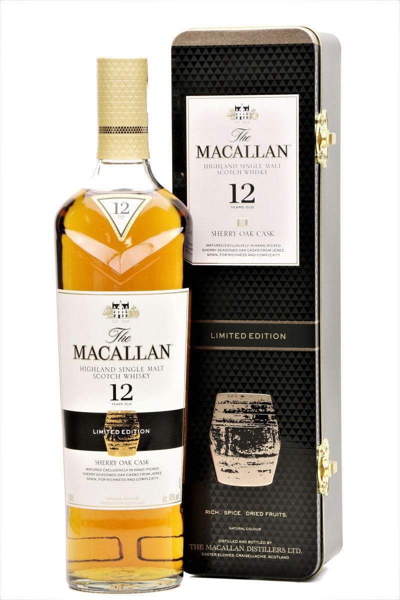 麥卡倫12年 單桶 鐵盒