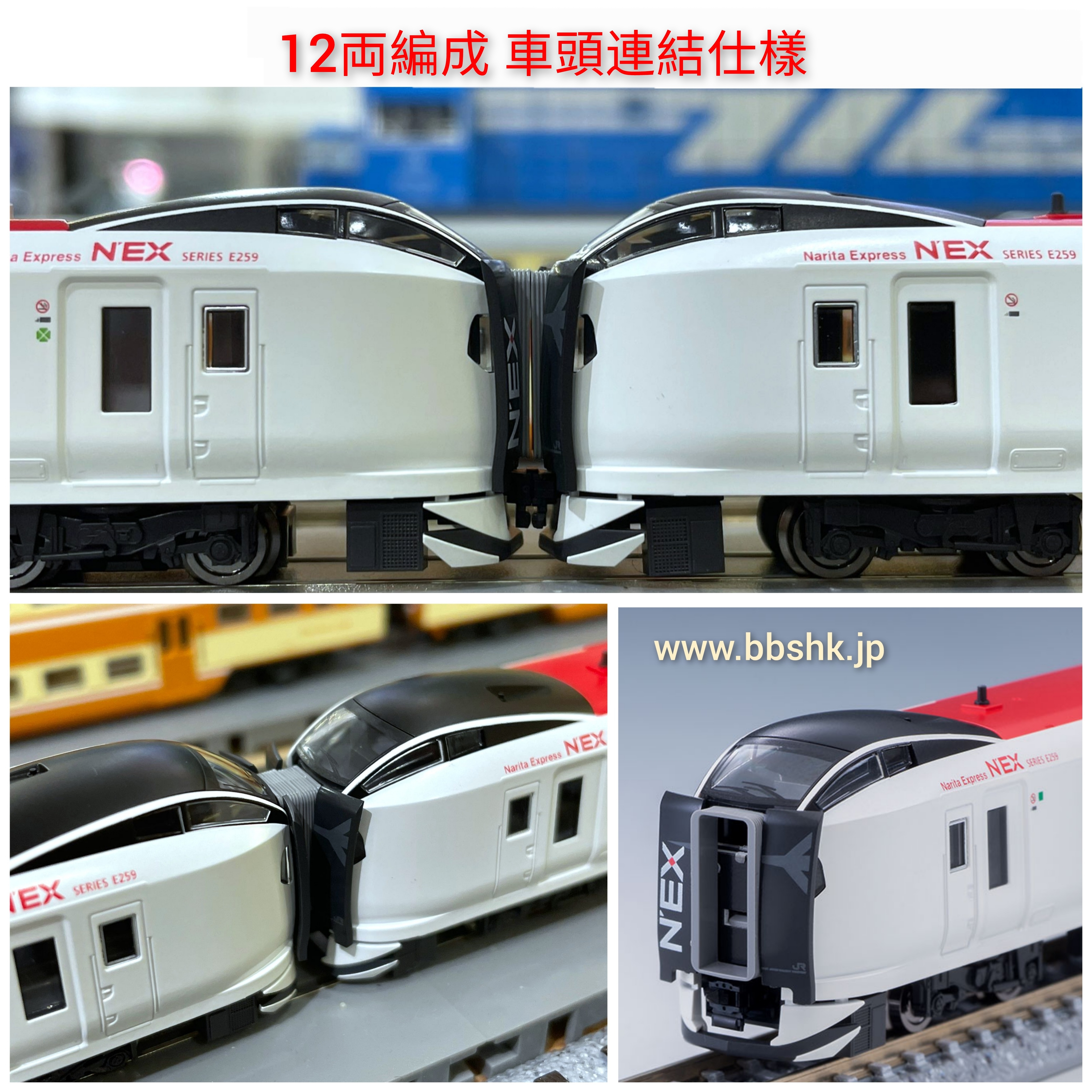 TOMIX 98459 & 460 JR E259系NEX 成田特急電車6 両