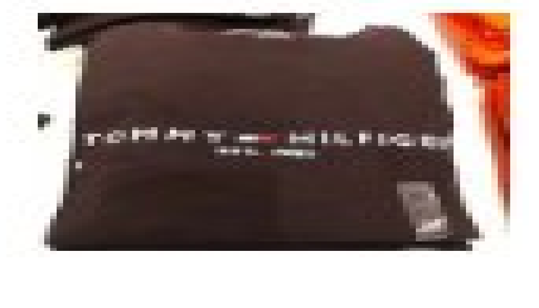 [S] TOMMY HILFIGER MEN'S LETTERING LOGO EMBROIDERY LOGO SHORT SLEEVE T-SHIRT,BURGUNDY, 78J6318-201 (STH80)