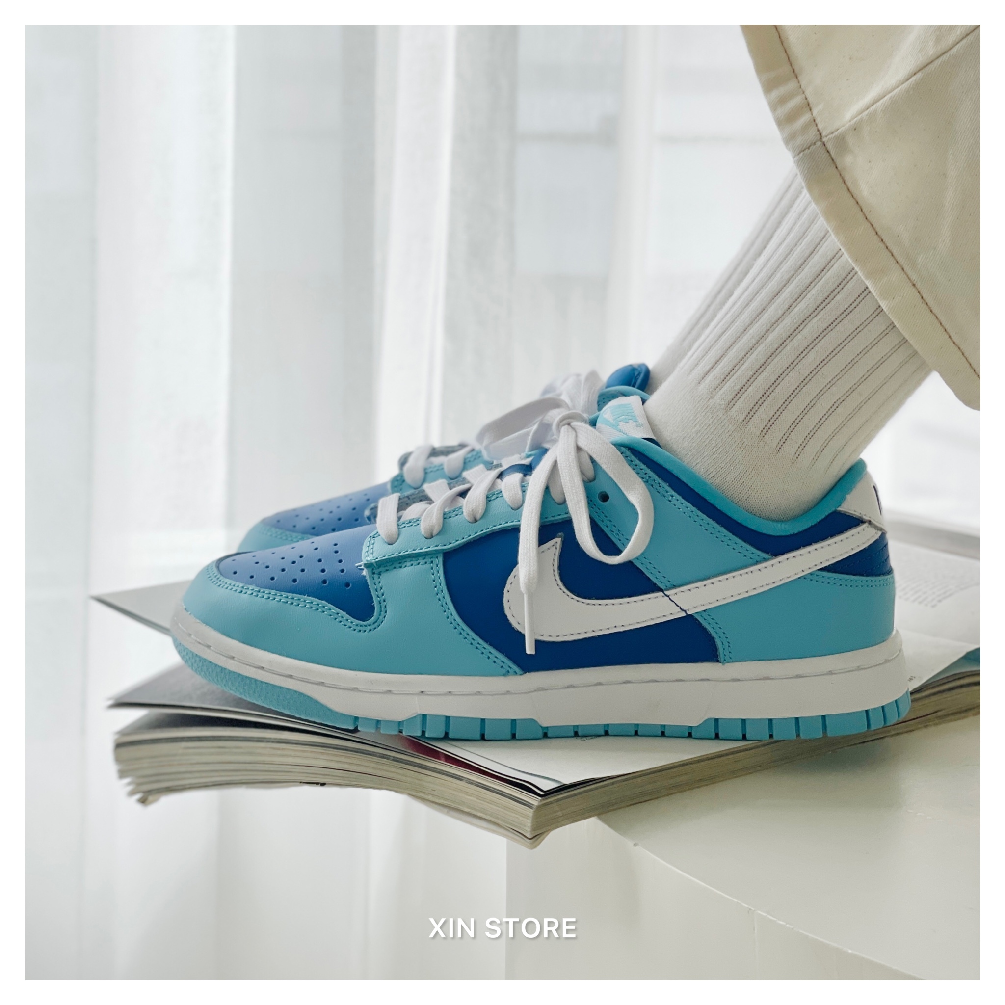 Nike Dunk Low Retro QS Argon 低筒天空藍