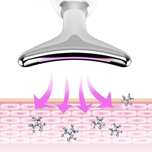 韓國JK 新款美頸儀頸部按摩儀去頸紋震動熱敷淡紋美容儀器家用超聲波按摩儀器 (J0379)