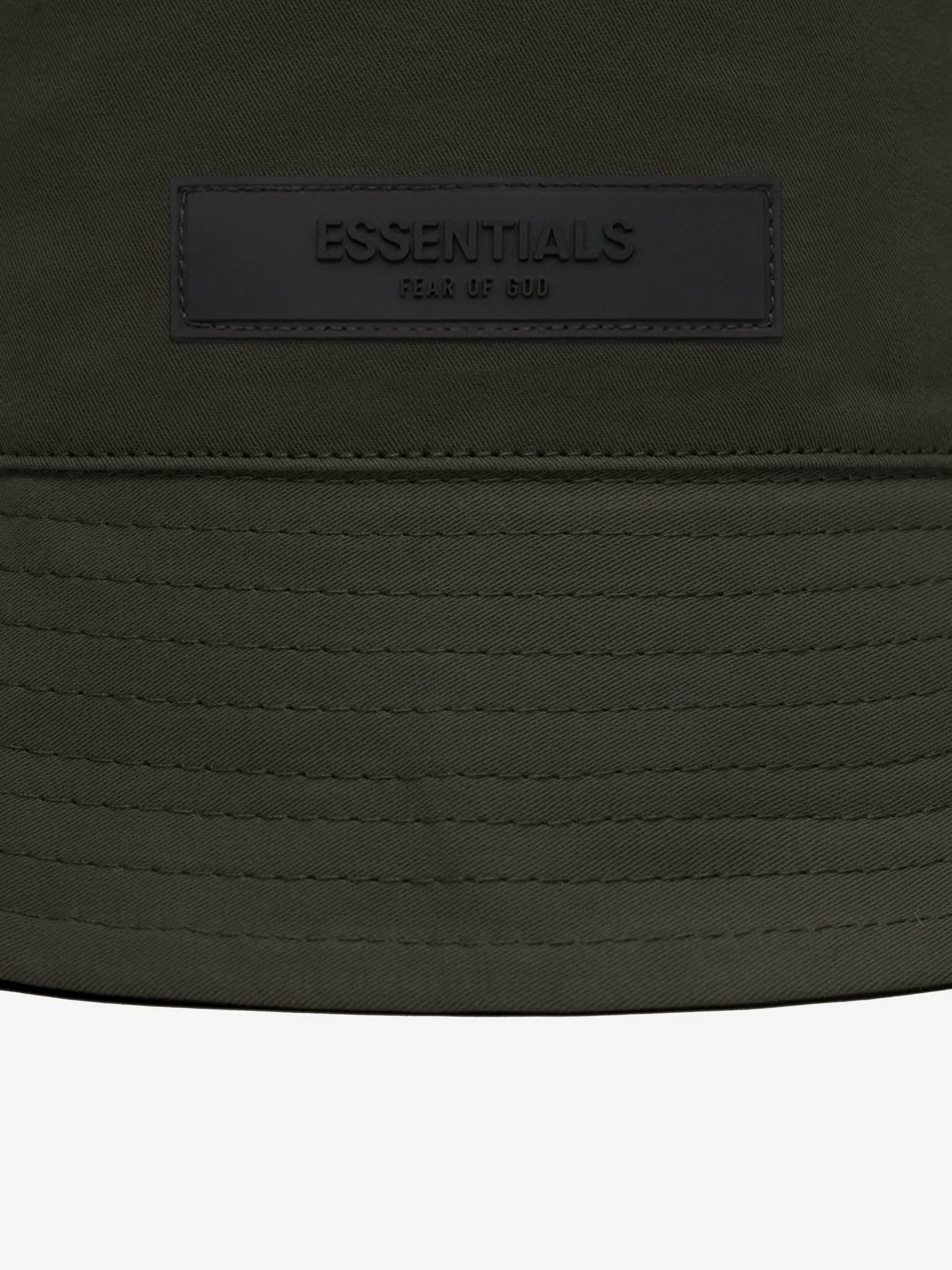 Fear Of God Essentials Bucket Hat Off Black