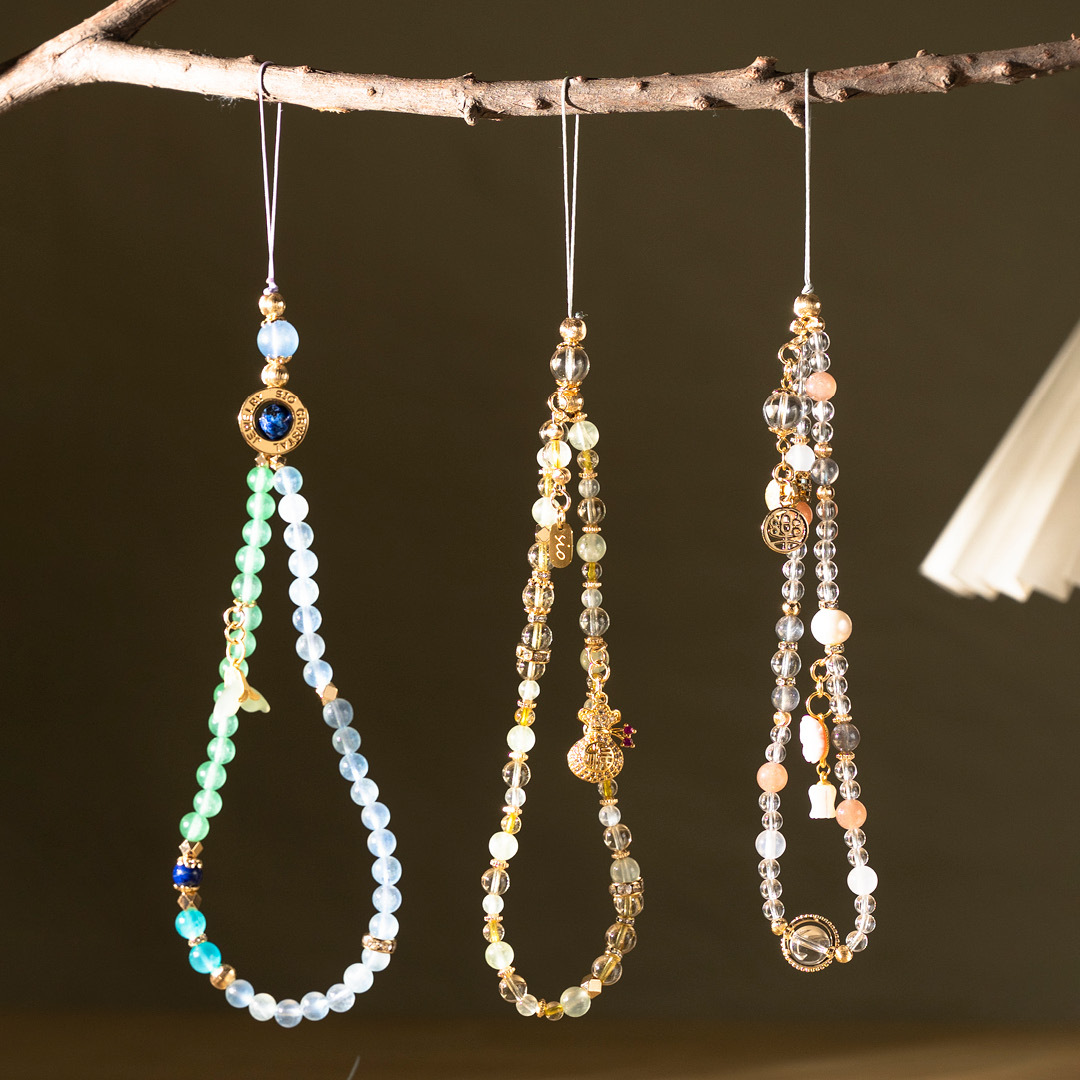 水晶手機鍊【洛神】 水晶手機鍊(多款可選)