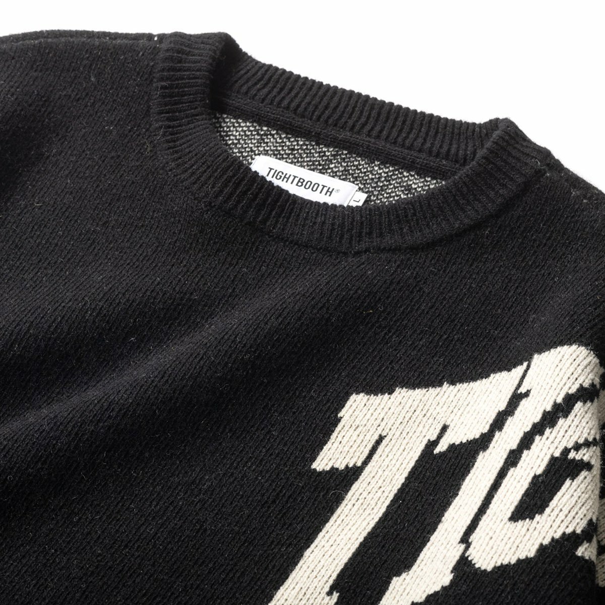 TBPR 22F/W ACID LOGO KNIT SWEATER