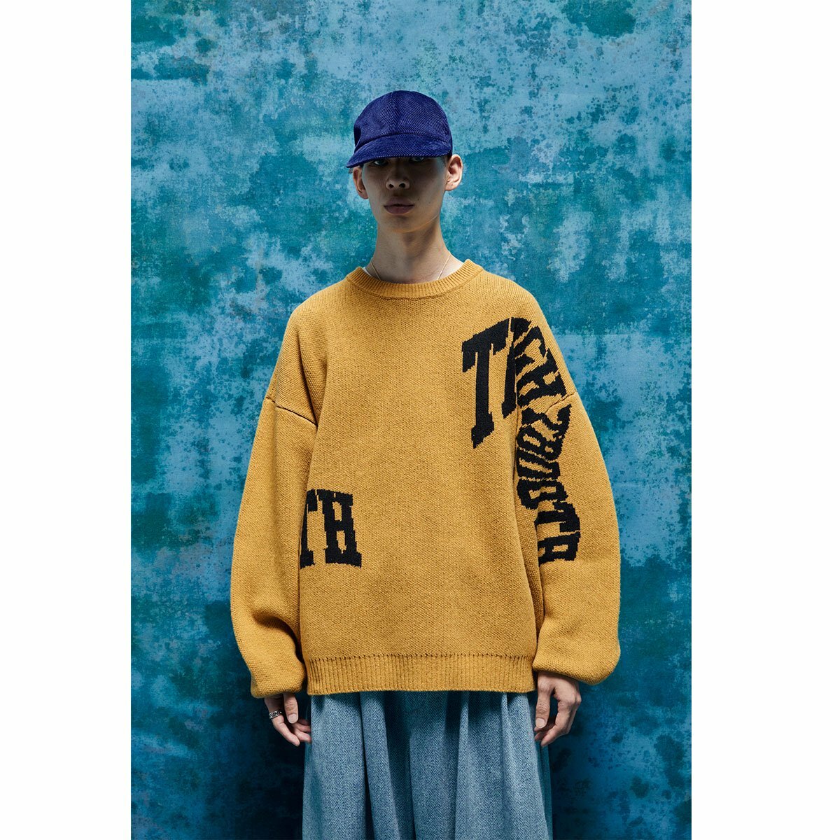 TBPR 22F/W ACID LOGO KNIT SWEATER