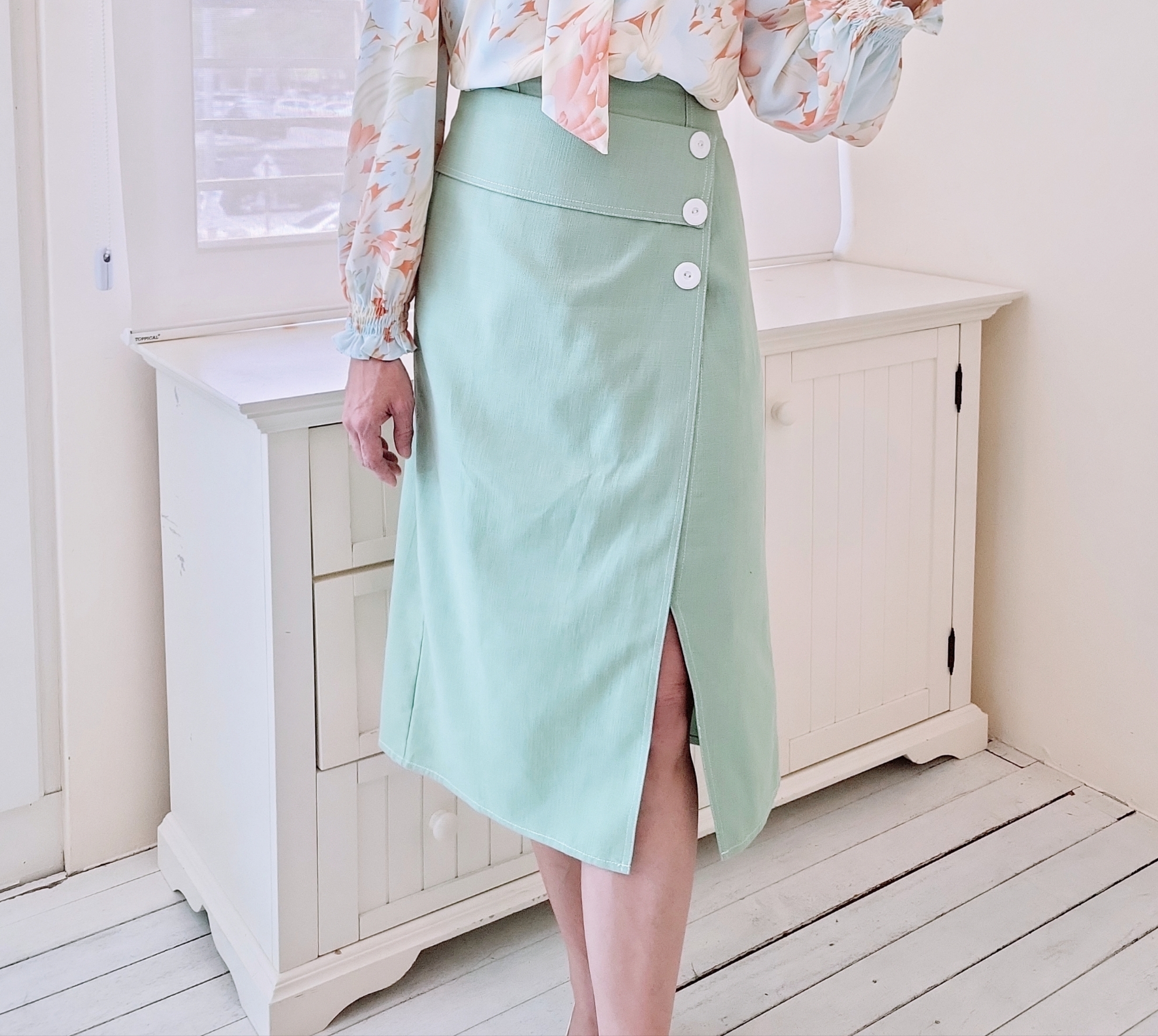 HIGH WAIST PENCIL SKIRT