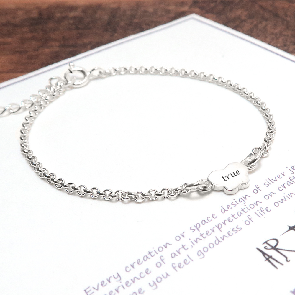 紛飛舞蝶 雙圈款 蝴蝶 925純客製化刻字手鍊