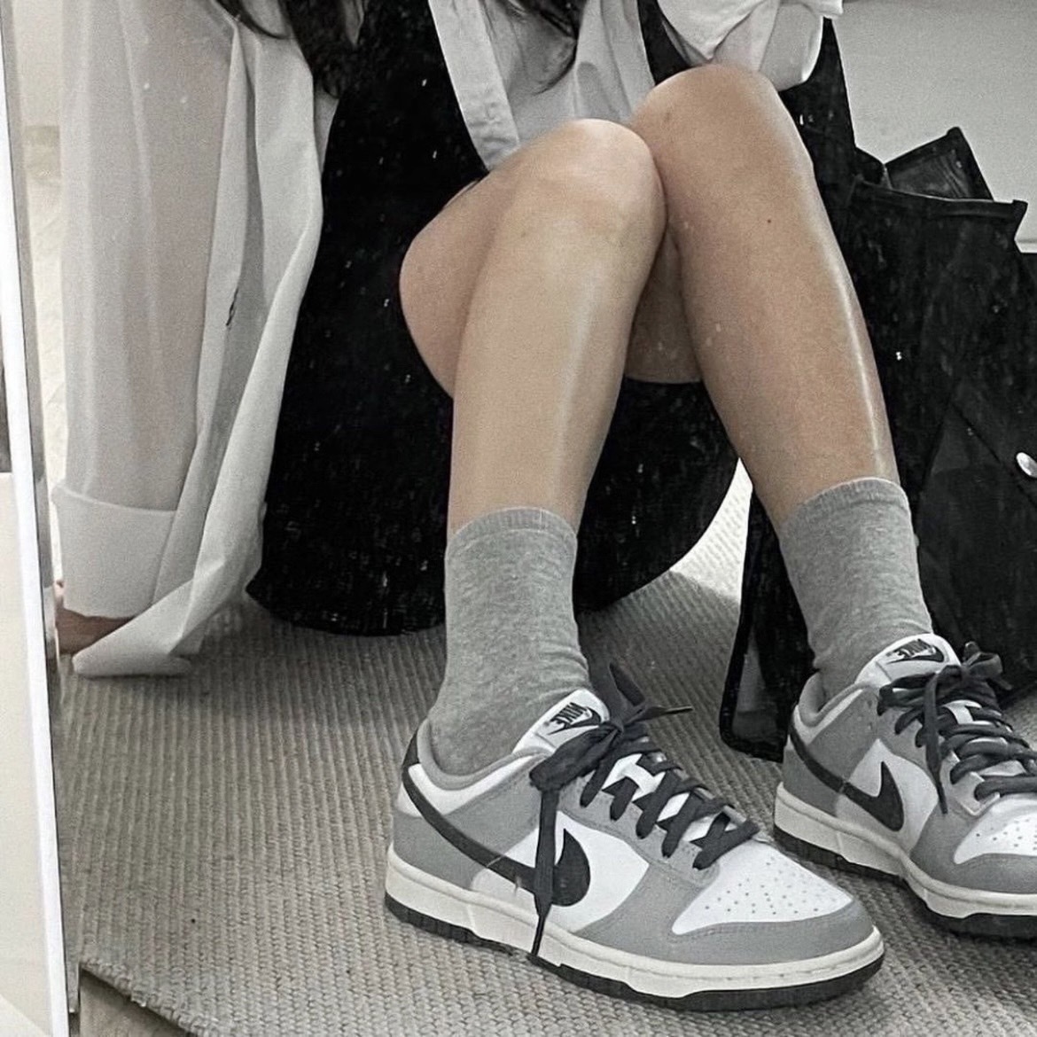 Nike Dunk Low "Light Smoke Grey" 低筒 皮革 煙灰 黑灰 DD1503-117