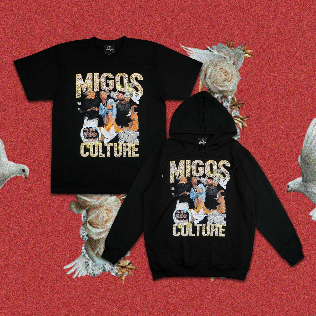 GHOST MADE  《 MIGOS 》短T / 帽T GHOSTMADE