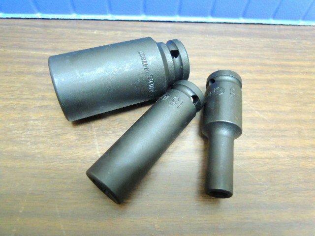 ＊中崙五金【附發票】GENIUS 4分加長氣動套筒組 電動套筒 6角加長套筒 24件組 DI-424M (8~36mm)