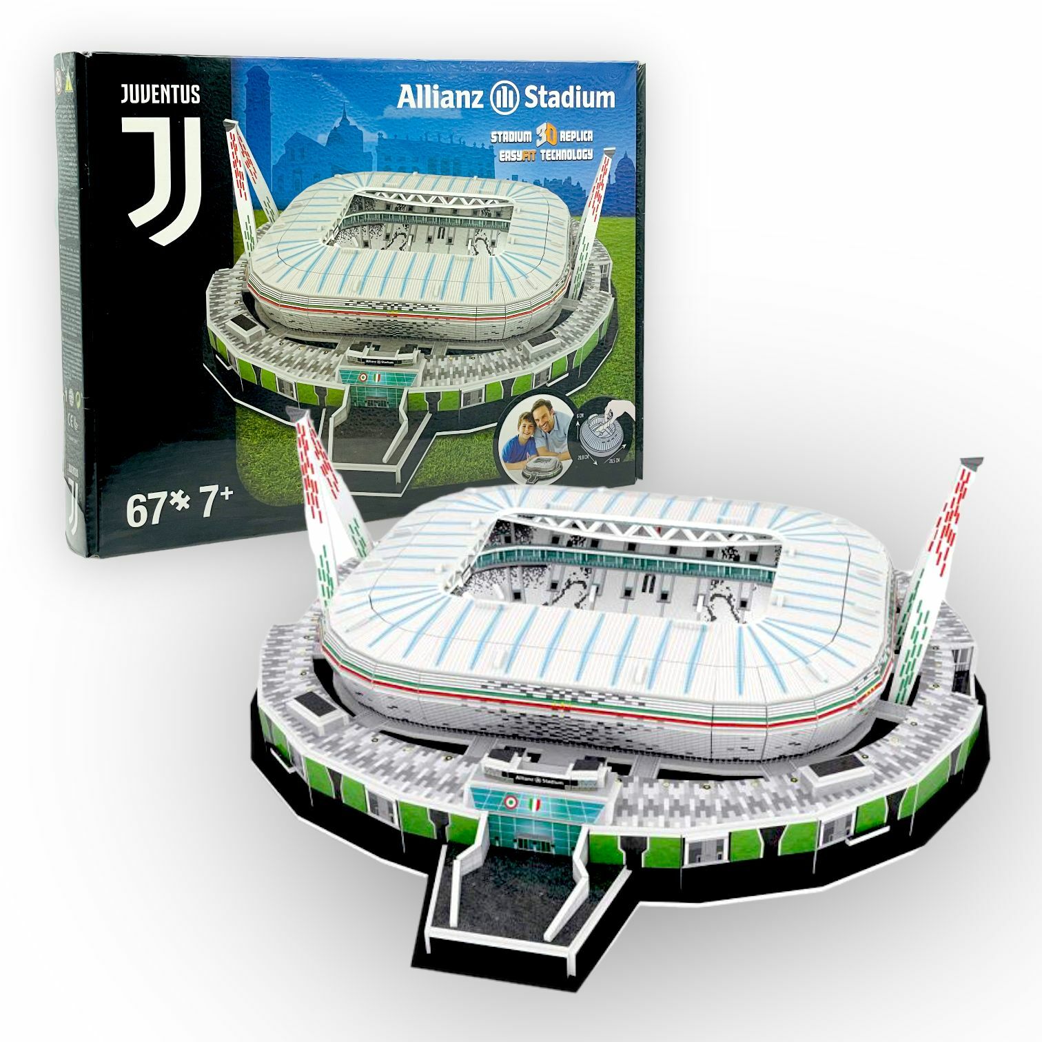 祖雲達斯3D立體祖雲達斯球場拼圖