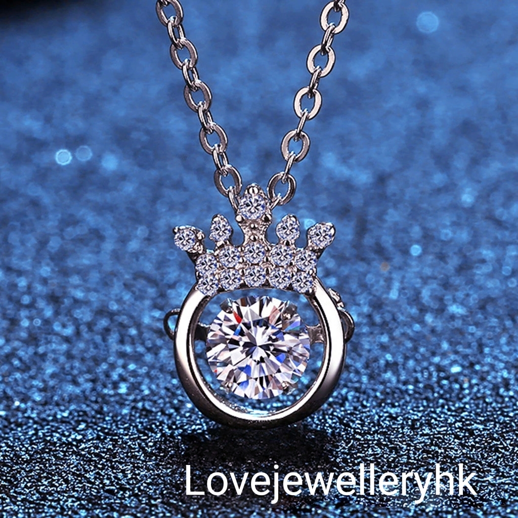 靈動皇冠莫桑鑽吊咀   P05C020