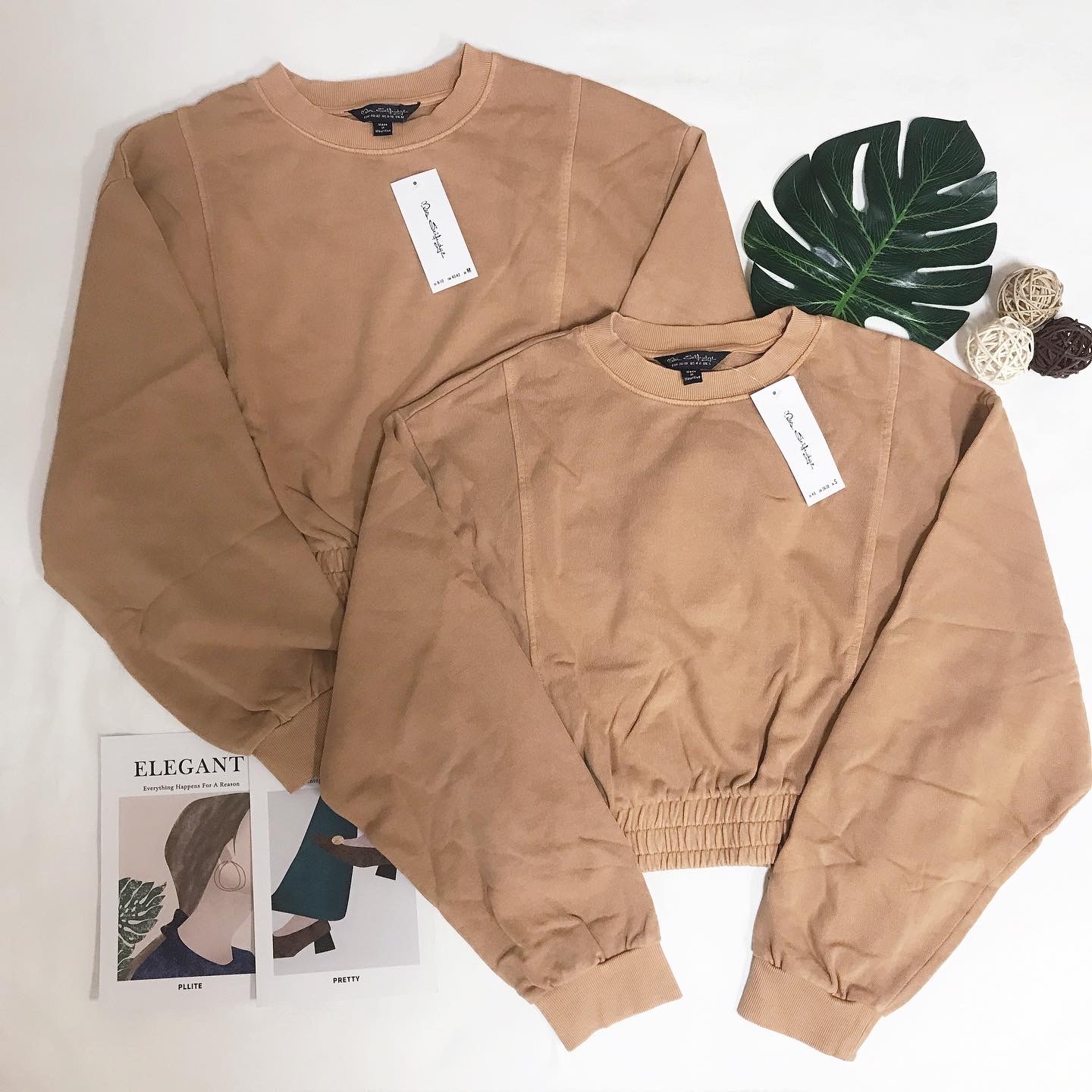 MISS SELFRIDGE LS ACID WASH SWEATSHIRT