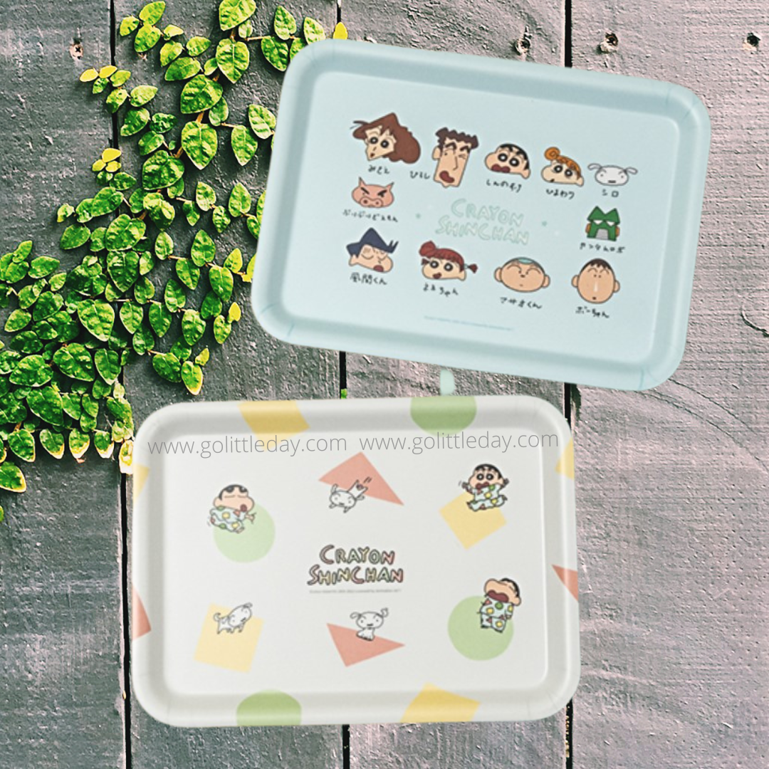 🇹🇼台灣限定 蠟筆小新 美耐皿 長形托盤 | 一套兩個 (逢星期日截單後25-28個工作天發貨)