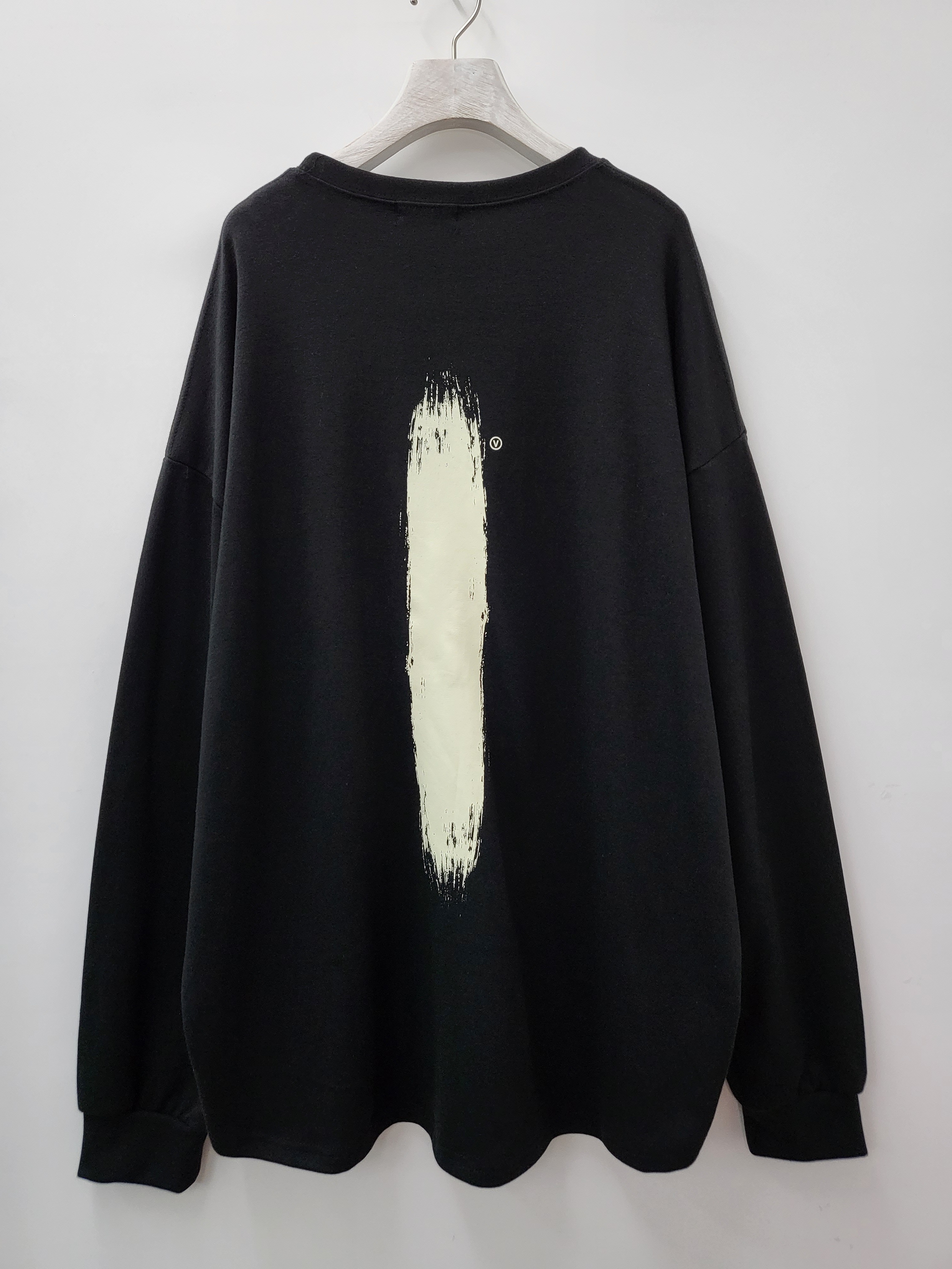 Oversize圖案長袖衫 T4180