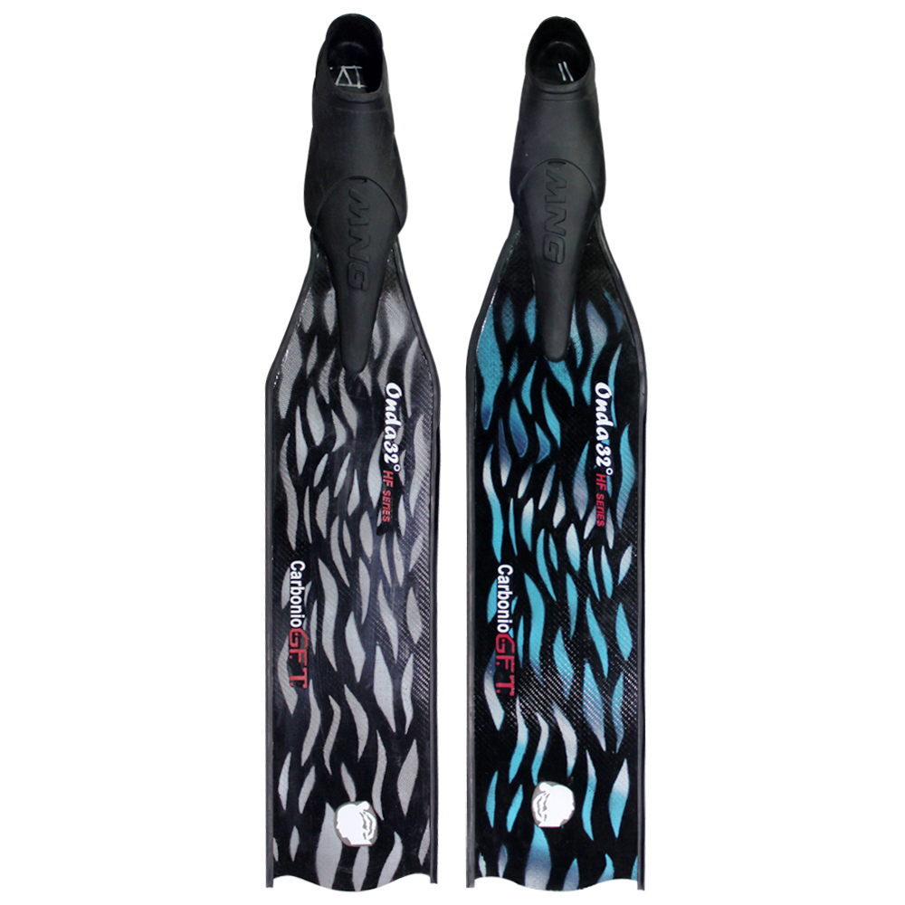 CARBONIO GFT – ONDA VTR H.F. 32° 玻璃纖維長蛙鞋 藍迷彩/黑迷彩/零碼現貨