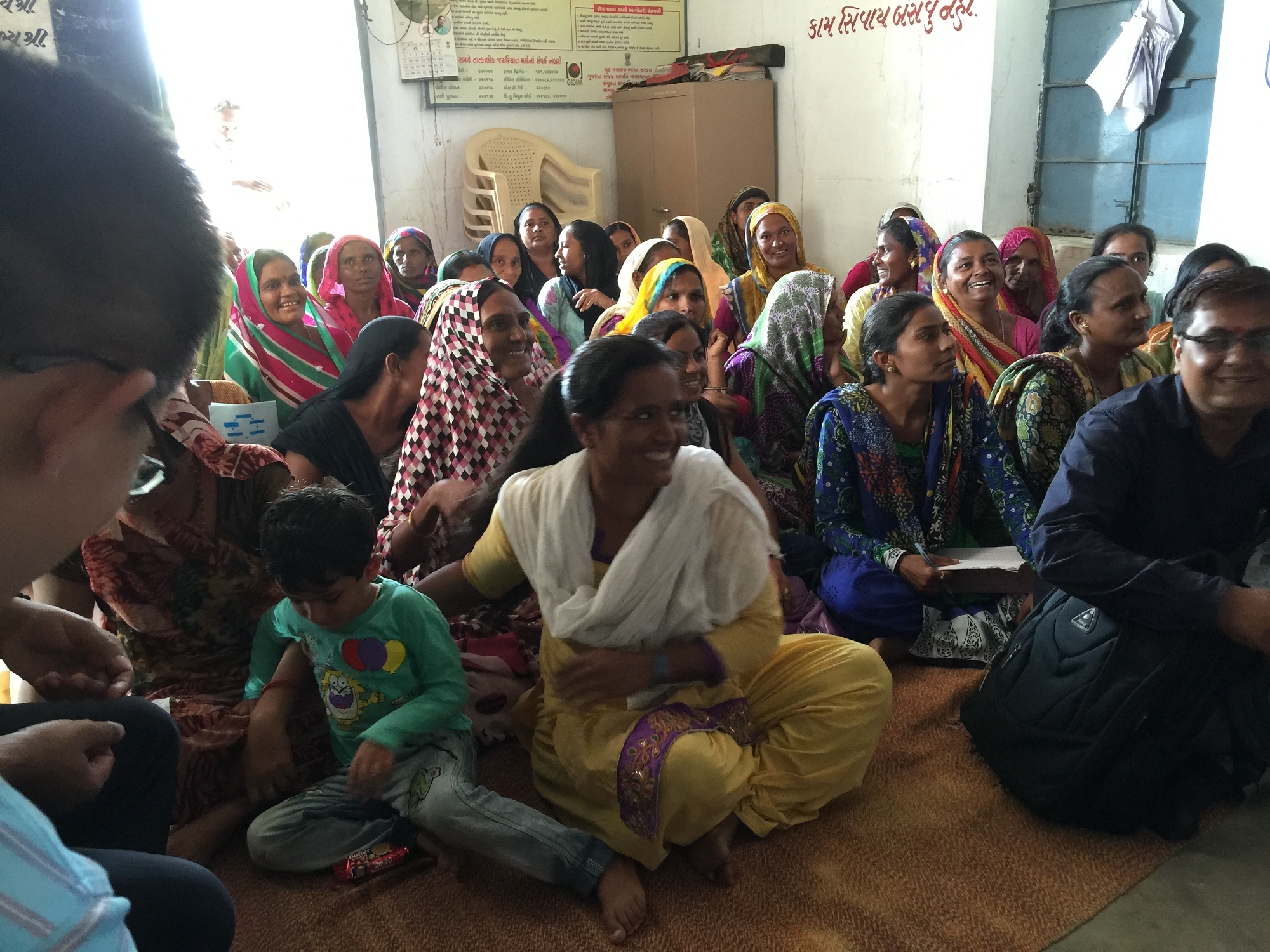 印度棉花田當地婦女的集會