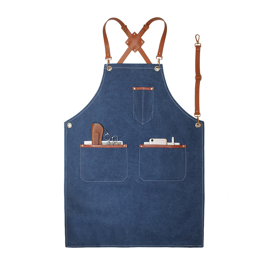 多用途皮革厚磅職人圍裙